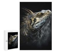 1000 PCS Jigsaw Puzzles for Teenagerss Iguana Close Up Puzzles for Adults DIY Toys Difficult Challenge Stress Reduction Gifts 1000 PCS