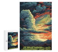1000 PCS Jigsaw Puzzles for Teenagerss Jigsaw Amazonian Sunset Serenity Jigsaws for Adults Family Games For Family Fun Deal As Gifts for The Whole Family 1000 PCS