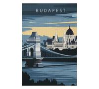 1000 PCS Jigsaw Puzzles for Teenagerss Jigsaw Budapest Cityscape Jigsaw Fun Games Wall Decoration Unique Birthday And Gifts 1000 PCS