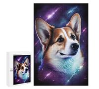 1000 PCS Jigsaw Puzzles for Teenagerss Jigsaw Cosmic Corgi Portrait-18 Jigsaws for Adults Family Games For Family Fun Deal As Gifts for The Whole Family 1000 PCS