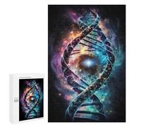 1000 PCS Jigsaw Puzzles for Teenagerss Jigsaw Cosmic DNA Spiral-1 Adult Jigsaw Puzzle Hands-on Game Hand Speed Race for Birthday, Chrismas 1000 PCS