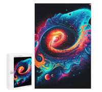 1000 PCS Jigsaw Puzzles for Teenagerss Jigsaw Cosmic Whirlpool Painting Adult Jigsaw Puzzle Hands-on Game Hand Speed Race for Birthday, Chrismas 1000 PCS