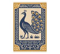 1000 PCS Jigsaw Puzzles for Teenagerss Jigsaw Elegant Peacock Illustration with Decorative Border Puzzles for Adults Relax Games Birthday Present Unique Birthday And Gifts 1000 PCS