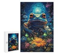 1000 PCS Jigsaw Puzzles for Teenagerss Jigsaw Enchanted Forest Frog Puzzle for Adults Relax Games Improve Memory for Birthday, Chrismas 1000 PCS