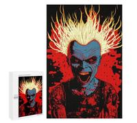 1000 PCS Jigsaw Puzzles for Teenagerss Jigsaw Fiery Blue Figure with Tattoos Jigsaw Hands-on Game Improve Memory for Birthday, Chrismas 1000 PCS