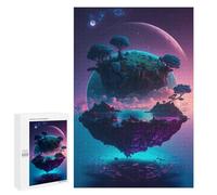 1000 PCS Jigsaw Puzzles for Teenagerss Jigsaw Floating Fantasy Islands Adult Jigsaw Puzzle Hands-on Game Hand Speed Race for Birthday, Chrismas 1000 PCS