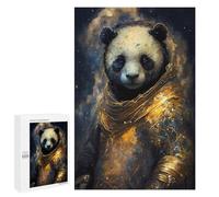 1000 PCS Jigsaw Puzzles for Teenagerss Jigsaw Galactic Panda Guardian Adult Jigsaw Brain Teaser Game Hand Speed Race Stress Reduction Gifts 1000 PCS