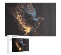 1000 PCS Jigsaw Puzzles for Teenagerss Jigsaw Golden Eagle Digital Artwork Puzzle for Adults Relax Games Improve Memory for Birthday, Chrismas 1000 PCS