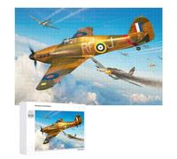 1000 PCS Jigsaw Puzzles for Teenagerss Jigsaw Hawker Hurricane RAF Adult Jigsaw Toy Wall Decor Difficult Hard Help The Brain Exercise 1000 PCS