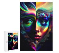 1000 PCS Jigsaw Puzzles for Teenagerss Jigsaw Lady Surreal 04 Adult Jigsaw Puzzle Hands-on Game Hand Speed Race for Birthday, Chrismas 1000 PCS