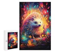 1000 PCS Jigsaw Puzzles for Teenagerss Jigsaw Magical Hedgehog Forest -2 Jigsaw Hands-on Game Improve Memory for Birthday, Chrismas 1000 PCS