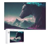 1000 PCS Jigsaw Puzzles for Teenagerss Jigsaw Magical Horse Mountain Road Puzzle for Adults Relax Games Improve Memory for Birthday, Chrismas 1000 PCS