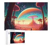 1000 PCS Jigsaw Puzzles for Teenagerss Jigsaw Mystical Alien Landscape Jigsaw Hands-on Game Improve Memory for Birthday, Chrismas 1000 PCS