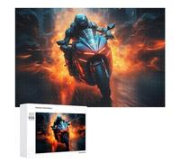 1000 PCS Jigsaw Puzzles for Teenagerss Jigsaw Racing Motorcycle Speed Jigsaw Hands-on Game Improve Memory for Birthday, Chrismas 1000 PCS