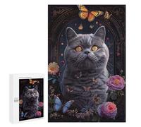 1000 PCS Jigsaw Puzzles for Teenagerss Jigsaw Scottish Fold Adult Jigsaw Brain Teaser Game Hand Speed Race Stress Reduction Gifts 1000 PCS