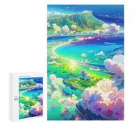 1000 PCS Jigsaw Puzzles for Teenagerss Jigsaw Serene Cloudscape Adult Jigsaw Brain Teaser Game Hand Speed Race Stress Reduction Gifts 1000 PCS