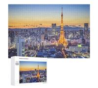 1000 PCS Jigsaw Puzzles for Teenagerss Jigsaw Tokyo Tower at Sunset Jigsaw Hands-on Game Improve Memory for Birthday, Chrismas 1000 PCS