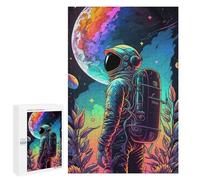 1000 PCS Jigsaw Puzzles for Teenagerss Jigsaw Vibrant Astronaut Journey -1 Jigsaw Hands-on Game Improve Memory for Birthday, Chrismas 1000 PCS