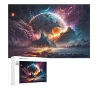 1000 PCS Jigsaw Puzzles for Teenagerss Jigsaw Volcanic Eruption on An Alien Planet Jigsaw Hands-on Game Improve Memory for Birthday, Chrismas 1000 PCS