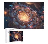 1000 PCS Jigsaw Puzzles for Teenagerss Jigsaw Whirling Cosmic Bloom Jigsaw Hands-on Game Improve Memory for Birthday, Chrismas 1000 PCS