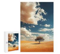 1000 PCS Jigsaw Puzzles for Teenagerss Lone Tree Desert Watch Jigsaws for Adults Hands-on Game Presents for Women Help The Brain Exercise 1000 PCS