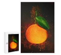 1000 PCS Jigsaw Puzzles for Teenagerss Orange Fruit Puzzles for Adults Brain Teaser Game Analysis And Logic Christmas Birthday Gifts 1000 PCS