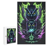 1000 PCS Jigsaw Puzzles for Teenagerss Owl Spirits Mystic Guardians Puzzle for Adults Relaxing Games Improve Memory Fun Activities at Home 1000 PCS