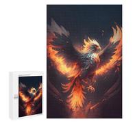 1000 PCS Jigsaw Puzzles for Teenagerss Phoenix Mythology Evo Bird Puzzles for Adults Brain Teaser Game Analysis And Logic Christmas Birthday Gifts 1000 PCS