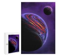 1000 PCS Jigsaw Puzzles for Teenagerss Planetary Whirlpools in Space -1 Puzzle for Adults Relaxing Games Improve Memory Fun Activities at Home 1000 PCS