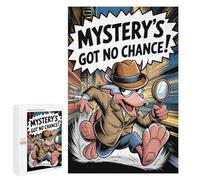 1000 PCS Jigsaw Puzzles for Teenagerss Platypus Detective Comic Style Illustration Adult Jigsaw Puzzle Family Games Improve Memory Help The Brain Exercise 1000 PCS