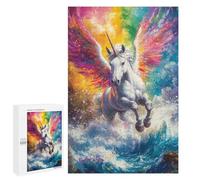 1000 PCS Jigsaw Puzzles for Teenagerss Rainbow Unicorn Jigsaw for Adults Hands-on Game Difficult Hard Unique Birthday And Gifts 1000 PCS