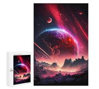 1000 PCS Jigsaw Puzzles for Teenagerss Red Evil Stellar Horizon Jigsaw for Adults Hands-on Game Difficult Hard Unique Birthday And Gifts 1000 PCS