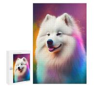 1000 PCS Jigsaw Puzzles for Teenagerss Samoyed Dog Colorful Adult Jigsaw Toy Wall Decor Precision Cutting Unique Birthday And Gifts 1000 PCS