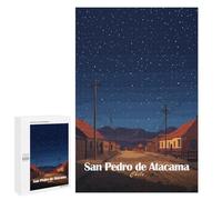 1000 PCS Jigsaw Puzzles for Teenagerss San Pedro De Atacama Night Jigsaw for Adults Hands-on Game Difficult Hard Unique Birthday And Gifts 1000 PCS