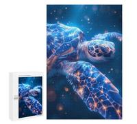 1000 PCS Jigsaw Puzzles for Teenagerss Sea Turtle Cosmic Odyssey Puzzle For Teenagerss Difficult Challenge Educational Challenge Family Fun & Game Night 1000 PCS