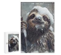 1000 PCS Jigsaw Puzzles for Teenagerss Sloth in A Bubble Bath Puzzle For Teenagerss Difficult Challenge Educational Challenge Family Fun & Game Night 1000 PCS