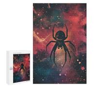 1000 PCS Jigsaw Puzzles for Teenagerss Spider Silhouette Galaxy Jigsaw for Adults Hands-on Game Difficult Hard Unique Birthday And Gifts 1000 PCS