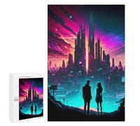 1000 PCS Jigsaw Puzzles for Teenagerss Synthetic Neon Love Jigsaw for Adults Hands-on Game Difficult Hard Unique Birthday And Gifts 1000 PCS