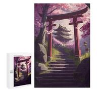 1000 PCS Jigsaw Puzzles for Teenagerss The Stairs To The Pagoda Puzzles for Adults Brain Teaser Game Analysis And Logic Christmas Birthday Gifts 1000 PCS