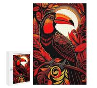 1000 PCS Jigsaw Puzzles for Teenagerss Tropical Toucan Artwork Jigsaw Puzzle Toy Wall Decor Difficult Hard Unique Birthday And Xmas Gifts 1000 PCS