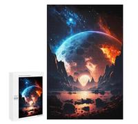 1000 PCS Jigsaw Puzzles for Teenagerss Universe Skyline Landscape Jigsaw for Adults Hands-on Game Difficult Hard Unique Birthday And Gifts 1000 PCS