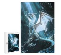 1000 PCS Jigsaw Puzzles for Teenagerss White Dragons Resurgence Puzzles for Adults Brain Teaser Game Analysis And Logic Christmas Birthday Gifts 1000 PCS