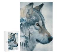 1000 PCS Jigsaw Puzzles for Teenagerss Wolf Dog Husky Nature Jigsaw for Adults Hands-on Game Difficult Hard Unique Birthday And Gifts 1000 PCS