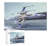 1000 PCS Jigsaw Puzzles for Teenagerss X-Wing Fighter Aerial Warfare Excellence Jigsaw Puzzle Toy Wall Decor Difficult Hard Unique Birthday And Xmas Gifts 1000 PCS