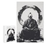 1000 PCS Jigsaw Puzzles for Teenagerss Zen Master in Meditation Puzzles for Adults Brain Teaser Game Analysis And Logic Christmas Birthday Gifts 1000 PCS