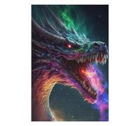 1000 PCS Jigsaw Puzzles Galactic Dragon Breath Artwork Adult Jigsaw Puzzle Hands-on Game Hand Speed Race Unique Gifts for Birthday And Christmas 1000 PCS