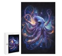 1000 PCS Jigsaw Puzzles- Galactic Octopus Art Print-16 Jigsaw for Adults Relaxing Games Staycation Kill Time Deal As Gifts for The Whole Family 1000 PCS