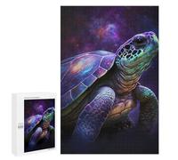 1000 PCS Jigsaw Puzzles Galactic Turtle Art Print-1 Jigsaw Puzzles for Teenagerss But Fun And Humorous Every Piece Is Unique - Learning Educational Toys 1000 PCS
