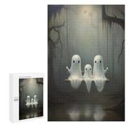 1000 PCS Jigsaw Puzzles Ghostly Swing in Forest Jigsaw for Teenagerss Precision Cutting Fun Activities at Home Challenging Game And Family Play 1000 PCS
