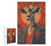 1000 PCS Jigsaw Puzzles Giraffe Animal Art Jigsaw for Adults Fun Games Perfect Decoration Unique Gifts for Birthday And Christmas 1000 PCS